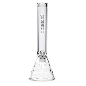Alternative view of 16" 9mm Preemo Clear Embossed Logo Beaker Bong