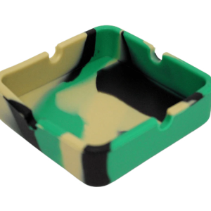 3.2" Square Silicone Ashtray Assorted Color