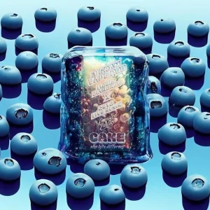 Blueberry BlastOFF cake carts