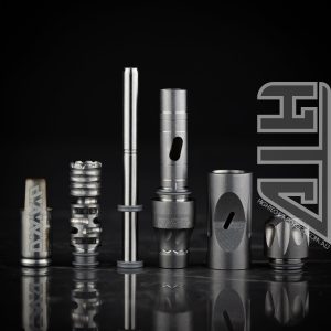 Alternative view of VONG (I) Titanium Flame Powered Extraction Device