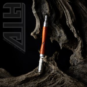 Alternative view of WoodWynd Flame Powered Extraction Device (Padauk)
