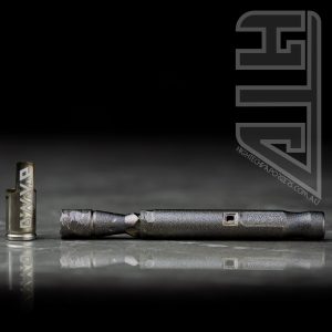 Alternative view of Titanium "M" Plus Flame Powered Extraction Device (Fall Colours)