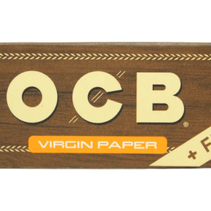 OCB Rolling Papers - Virgin Unbleached 1¼ Size w/ Filters