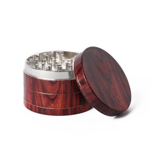 Alternative view of 60MM ROSEWOOD LOOK, 4PC METAL HERB GRINDER