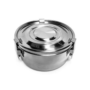 STAINLESS STEEL AIR-TIGHT STASH JAR - SMALL