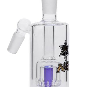 Nice Glass Double Wall 14mm Ashcatcher - Blue