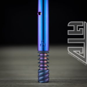 Alternative view of Blurple Anodised XL Vortex & Intercooler Plus Titanium Tip (P4)