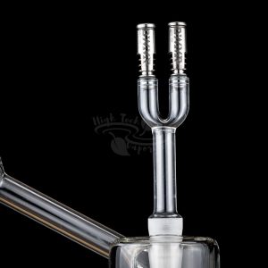 Alternative view of 3in1 Double Barrel Glass VapCap Stem