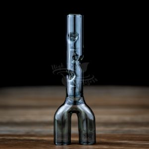 3D Double Barrel Glass VapCap Stem