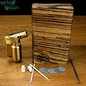 Alternative view of Junior Sticky Brick Flame Powered Extraction Device (Zebrawood)