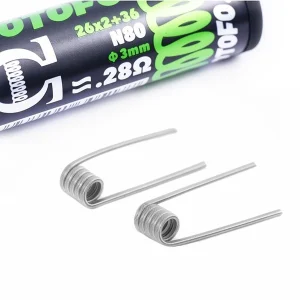 Alternative view of Dual Core Fused Clapton Coils 10pcs – Wotofo