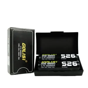 Alternative view of Bateria Golisi S26 IMR 18650 2600 mAh 25A