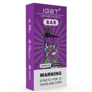 Grape Ice IGET Bar - Premium vape shop Au