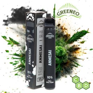 Alternative view of Greeneo CBD – Anmesai 1000MG – Vape Descartável