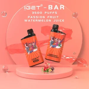 Passion Fruit Watermelon Juice IGET Bar - Premium vape shop Au