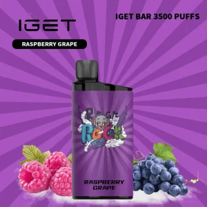 Raspberry Grape IGET Bar - Premium vape shop Au