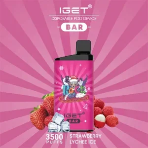 Strawberry Lychee IGET Bar - Premium vape shop Au