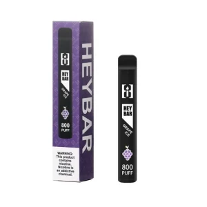 Alternative view of Vape Descartável – Heybar 800 puffs – Grape Ice