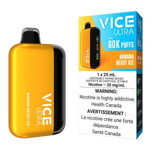 Vice Ultra Disposable Vape Device - Banana Beast Ice - Premium vape shop Au