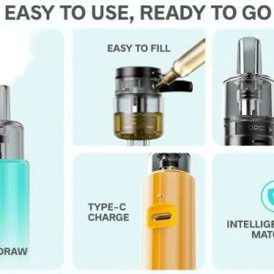 Alternative view of Doric Q Pod Kit – Voopoo