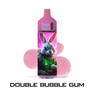 Double Bubble Gum – RandM TORNADO & White Rabbit – 9000 puffs