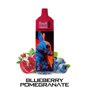 Blueberry Pomegranate – RandM TORNADO & White Rabbit – 9000 puffs